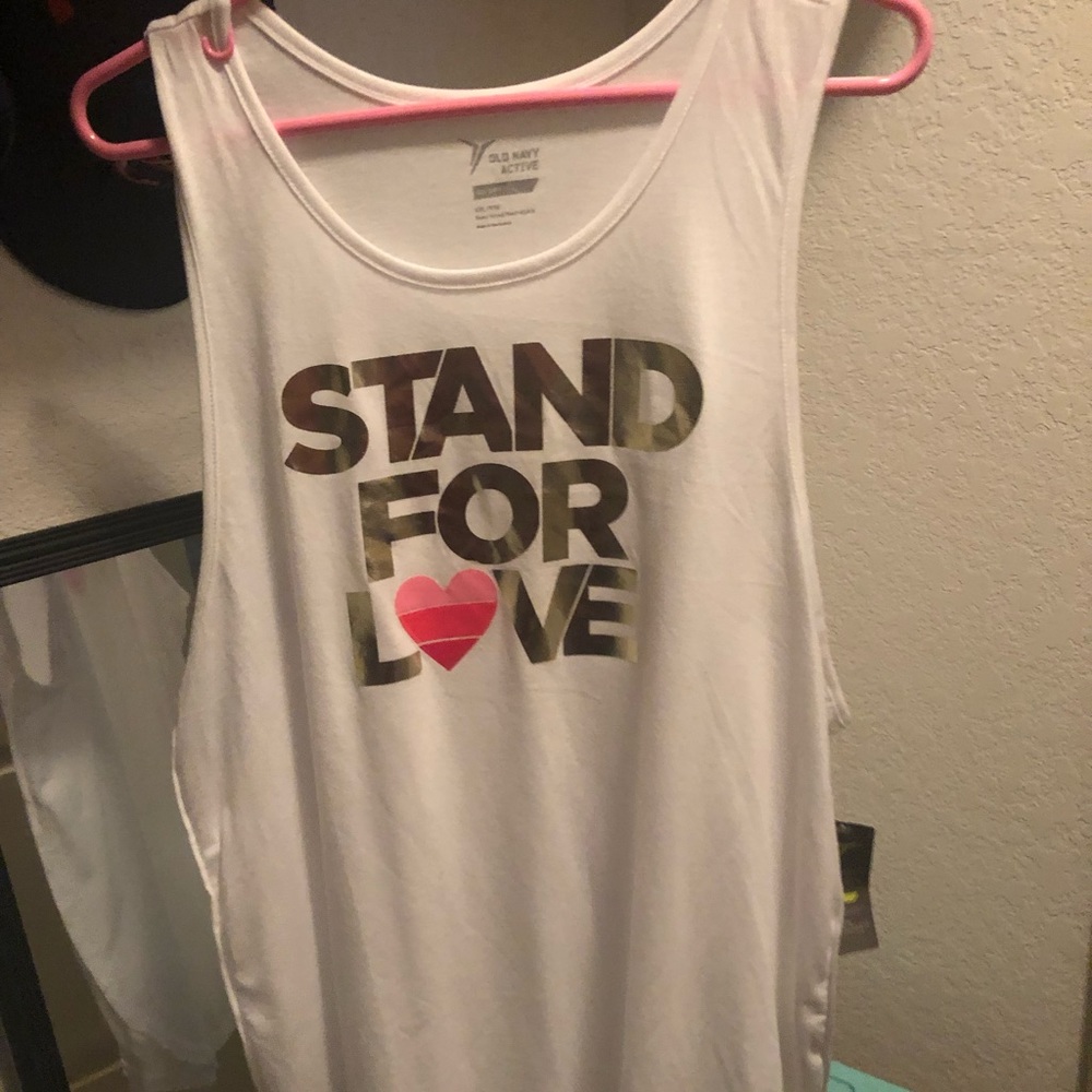 Stand for love workout shirt